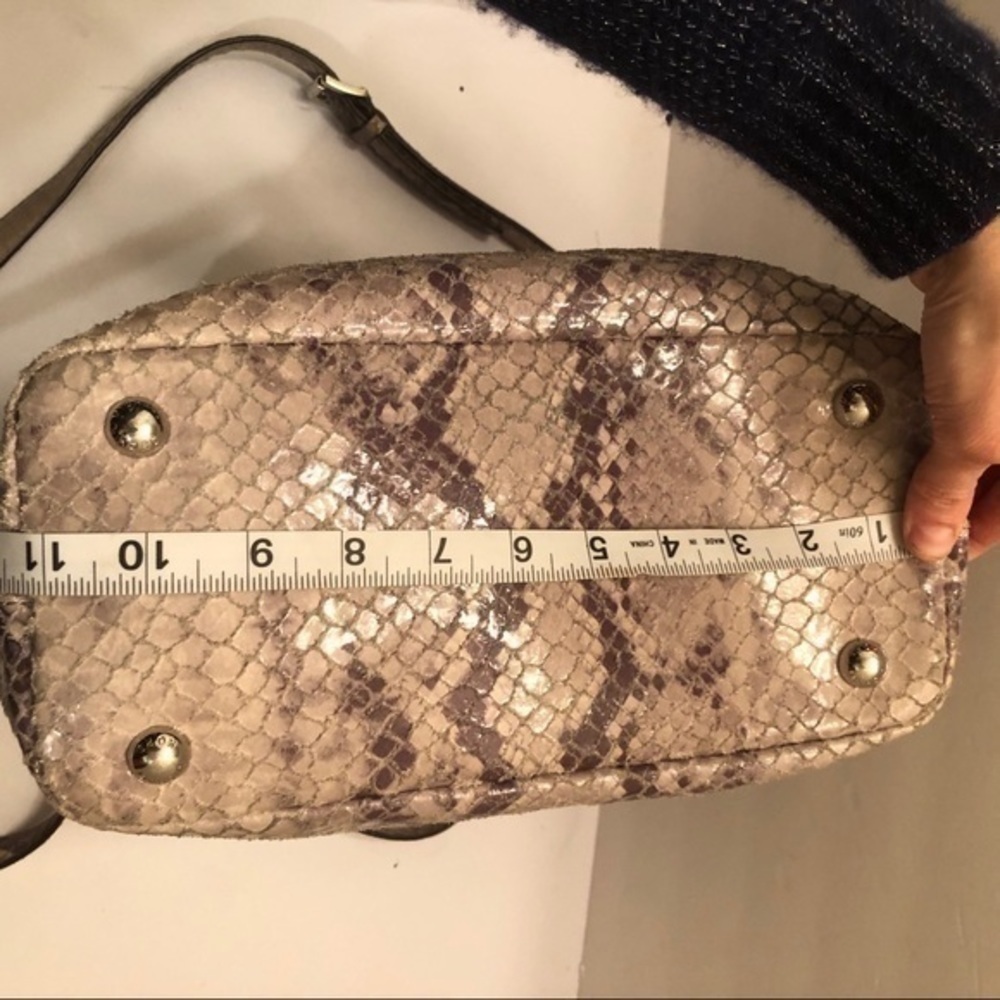 Michael kors python snakeskin embossed two way bag - image 8